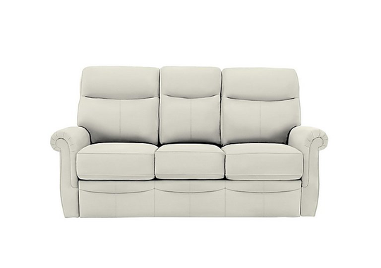 G Plan - Avon Small 3 Seater Leather Sofa - Grey