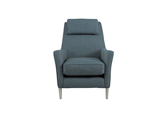 Uniqa Fabric Accent Chair - Teal