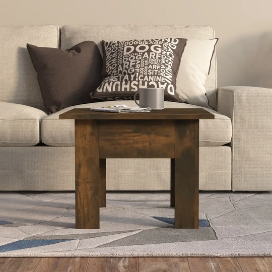 Ebern Designs Coffee Table Brown Oak 55X55x42 Cm Chipboard