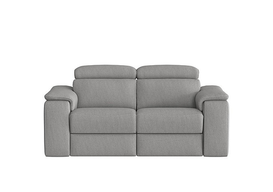 Nicoletti - Davide 2 Seater Fabric Sofa - Grey