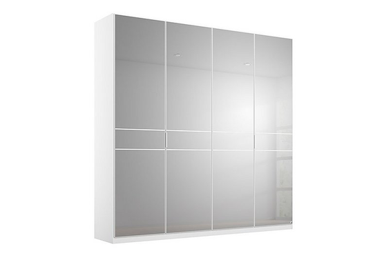 Rauch - Lando Hinged Mirror Wardrobe - 200-cm - White