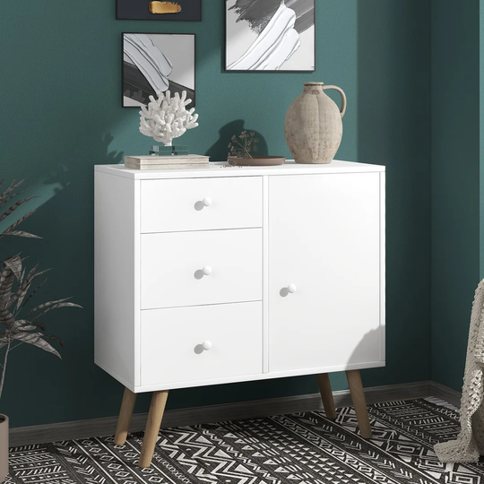 Manila 80Cm Wide 3 Drawer Sideboard