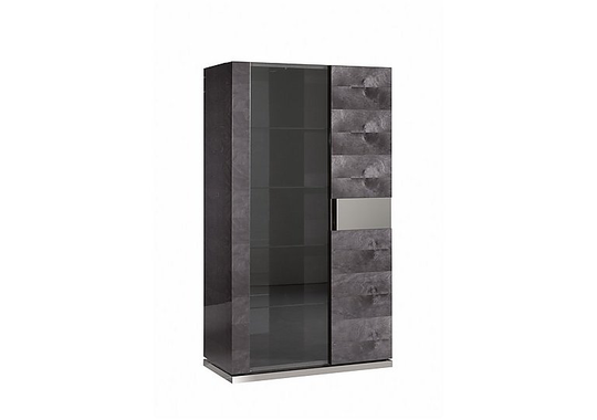 ALF - Avellino 2-Door Curio Cabinet - Grey