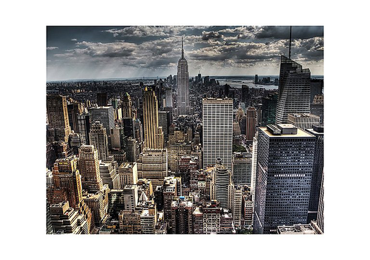 Manhattan Glass Wall Art