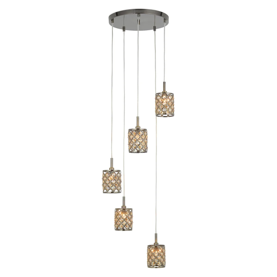 Leonide 5 - Light Cluster Cylinder Pendant