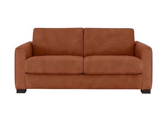 Nicoletti - Alcova 2.5 Seater Fabric Sofa with Box Arms - Brown