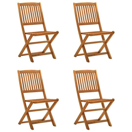 Gella Folding Eucalyptus Patio Dining Chair