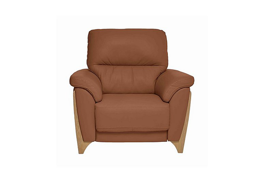 Ercol - Enna Leather Armchair - Brown
