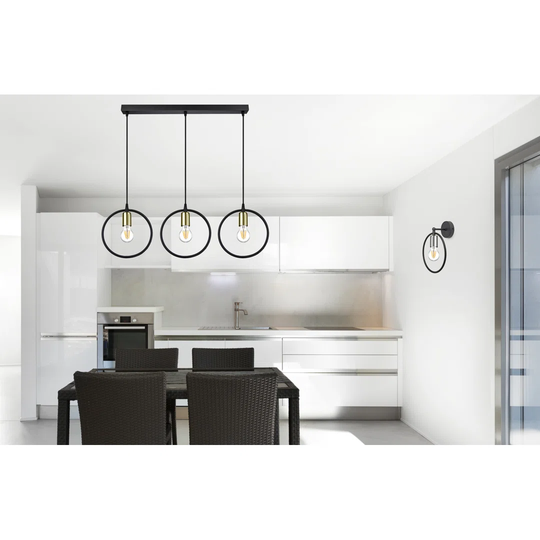 Eusden 3 - Light Kitchen Island Bulb Pendant