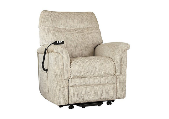 Parker Knoll - Hudson Fabric Lift and Rise Armchair - Beige