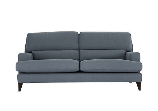 The Lounge Co. - Romilly 3 Seater Fabric Sofa - Blue