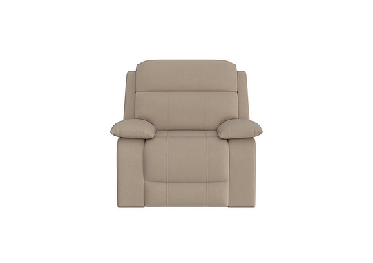 Moreno Fabric Recliner Armchair - Beige