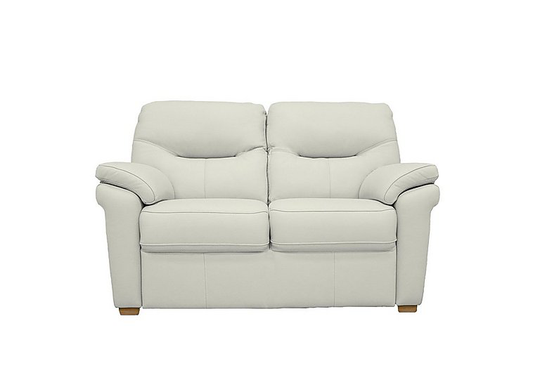 G Plan - Seattle 2 Seater Leather Sofa - Natural