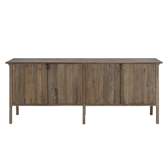 Eita 200Cm Wide Pine Solid Wood Sideboard