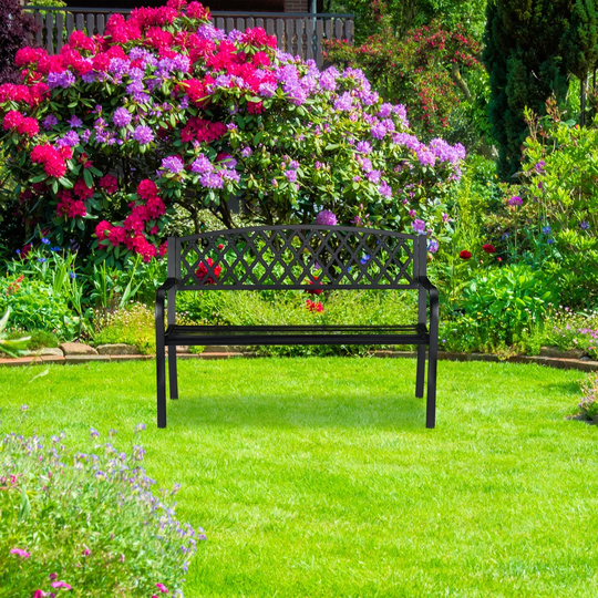 Winnie Steel and Cast Iron Bench