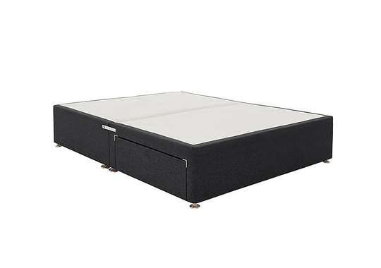 Sleep Story - Divan Base with Drawers - King Size - Grey