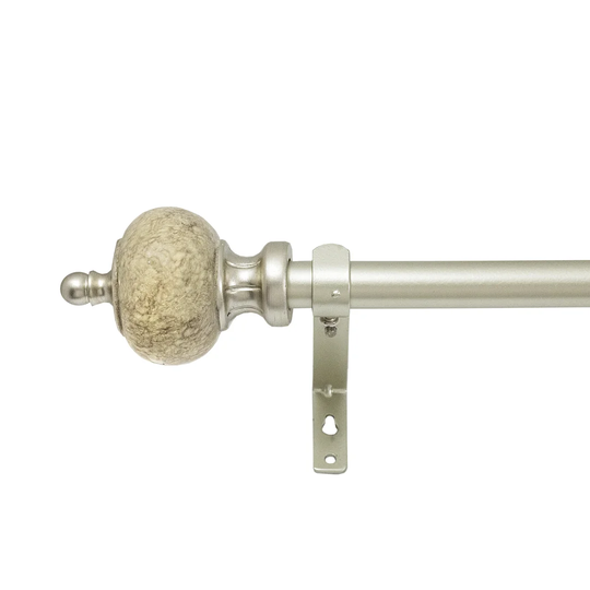 Straun Double Curtain Pole and Hardware Set