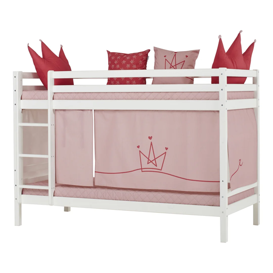 Basic Bunk Bed with Princess Curtain
