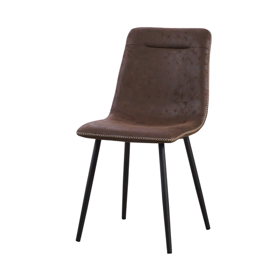 OLAF CHAIR GRAY WORN FABRIC
