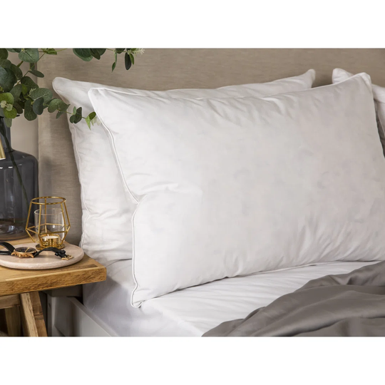 Snuggledown Goose Feather & Down Medium Support Back Sleeper Pillow
