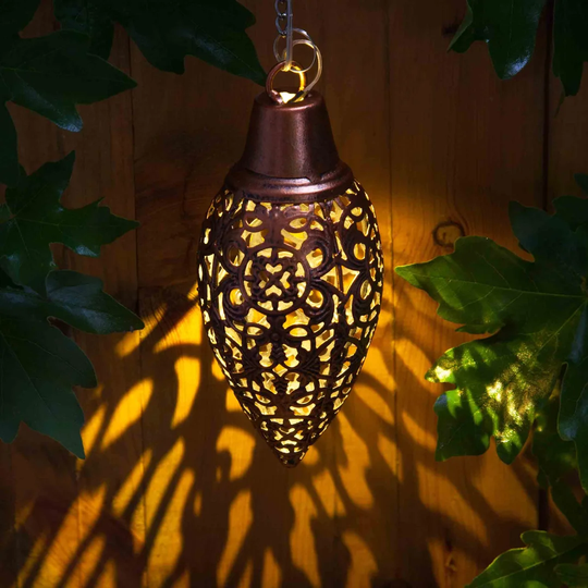 Metallic Hanging Light - Large