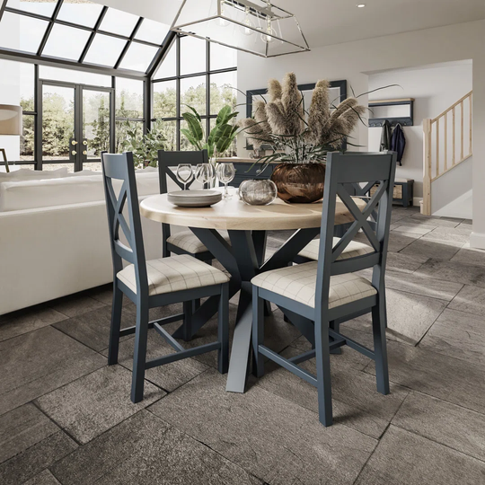 4 - Person Solid Oak Dining Set