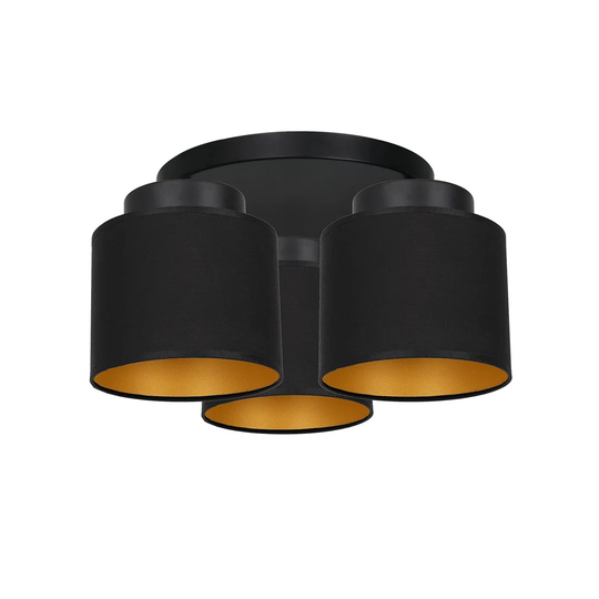 Leathie 3 - Light Cylinder Drum Pendant