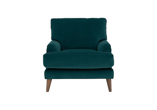 The Lounge Co. - Primrose Fabric Chair - Teal