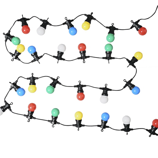 5.7M LED 10 - Bulb Festoon Lights String Light