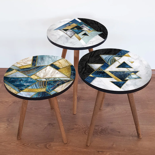 Bencomo 3 Piece Nest of Tables
