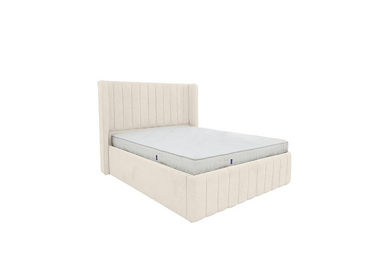 Eira Low Foot End Bed Frame - Double - Cream