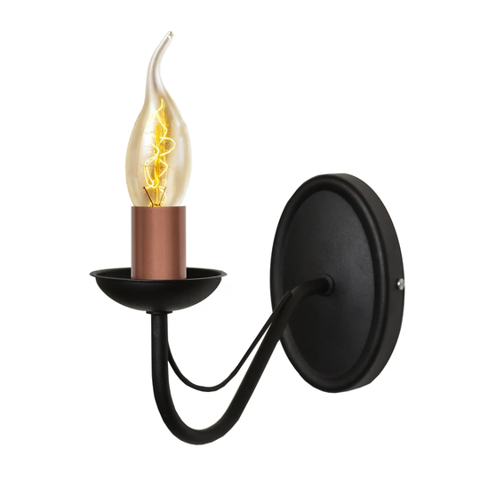 Keven 1 - Light Candle Wall Light