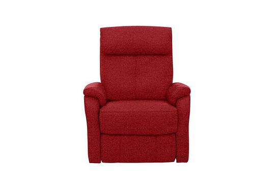 Rowan Fabric Swivel Rocker Recliner Armchair - Red