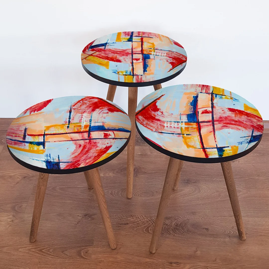 Lindy 3 Piece Nest of Tables