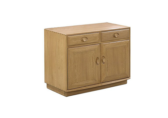 Ercol - Windsor Wide Cabinet with Drawers - Brown
