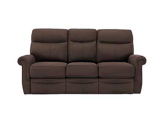 G Plan - Avon 3 Seater Leather Power Recliner Sofa - Brown