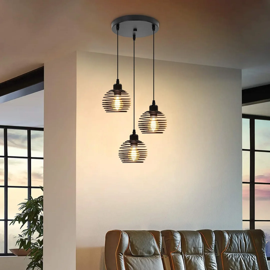 Bearcreek 3 - Light Cluster Globe Pendant