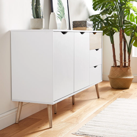 146 Cm Wide 3 Drawer Sideboard