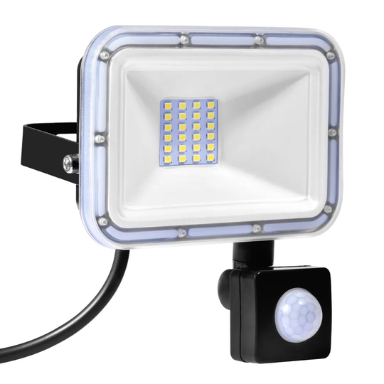 Adelma LED Flood Light Outdoor IP67 Waterproof - PIR Motion Sensor Security Light | 6000-6500K Spot Lights Wall Lamp For Courtyard, Garden, Patio, Law