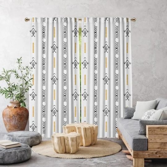Angeni Semi Sheer Curtain