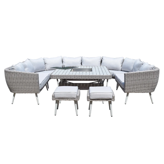 Berneen 12 Seater Rattan Sofa Set