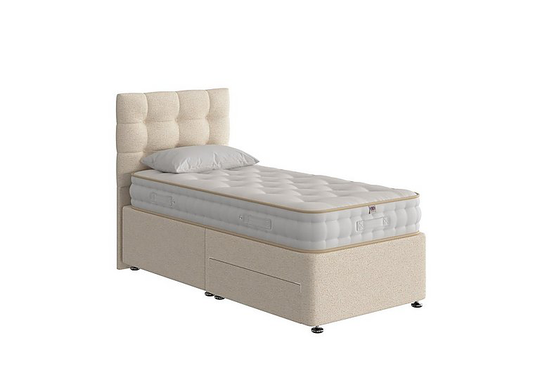 The Handmade Bed Company - Boutique Ortho Divan Set - Single - Cream