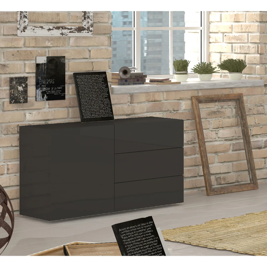 Betzaira 110 Cm Wide 3 Drawer Sideboard