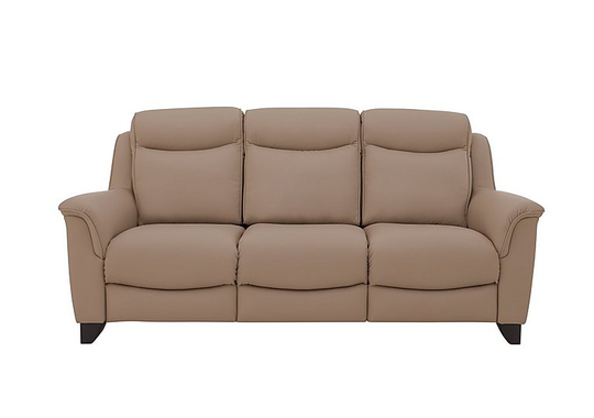 Parker Knoll - Manhattan 3 Seater Leather Sofa - Mink
