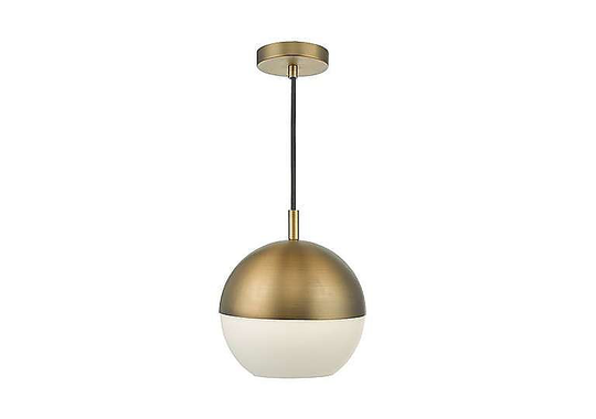 Amos One Light Pendant - Bronze