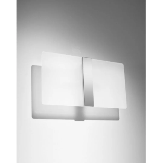 2 - Light White Flush Mounted Sconce