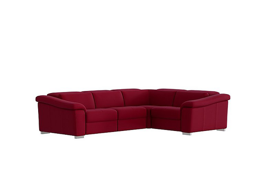 Nicoletti - Galileo Fabric Corner Sofa - Red
