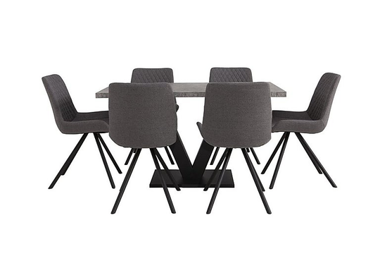 Rocket Dining Table and 6 Chairs Dining Set