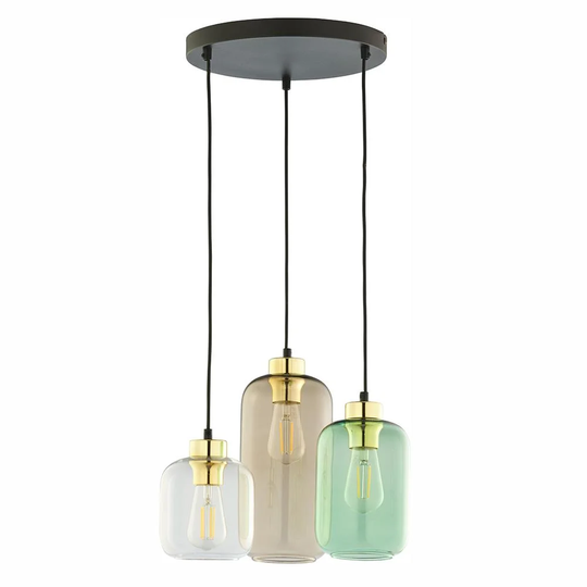 Saucedo 3 -Light Cluster Jar Pendant