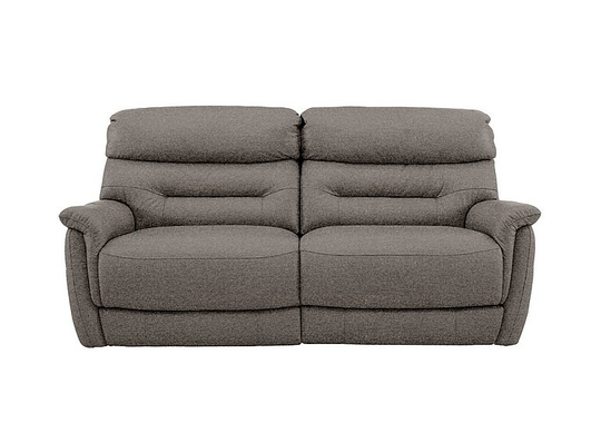 Chicago 3 Seater Fabric Power Recliner Sofa - Grey